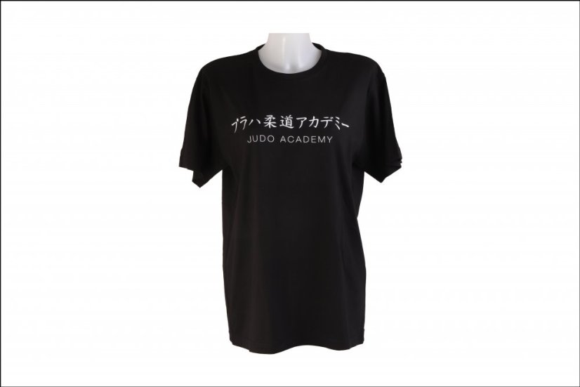 Tričko Judo Academy - japonské znaky černé - Velikost: XXXL