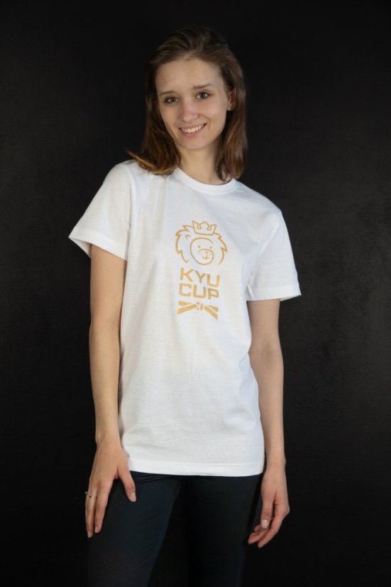 Triko Kyu Cup bílé - Velikost: 10