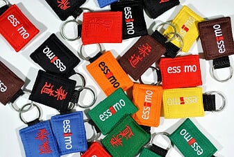 Barevná judo klíčenka - Barva: Žlutá