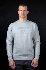 Šedá mikina CZECH JUDO