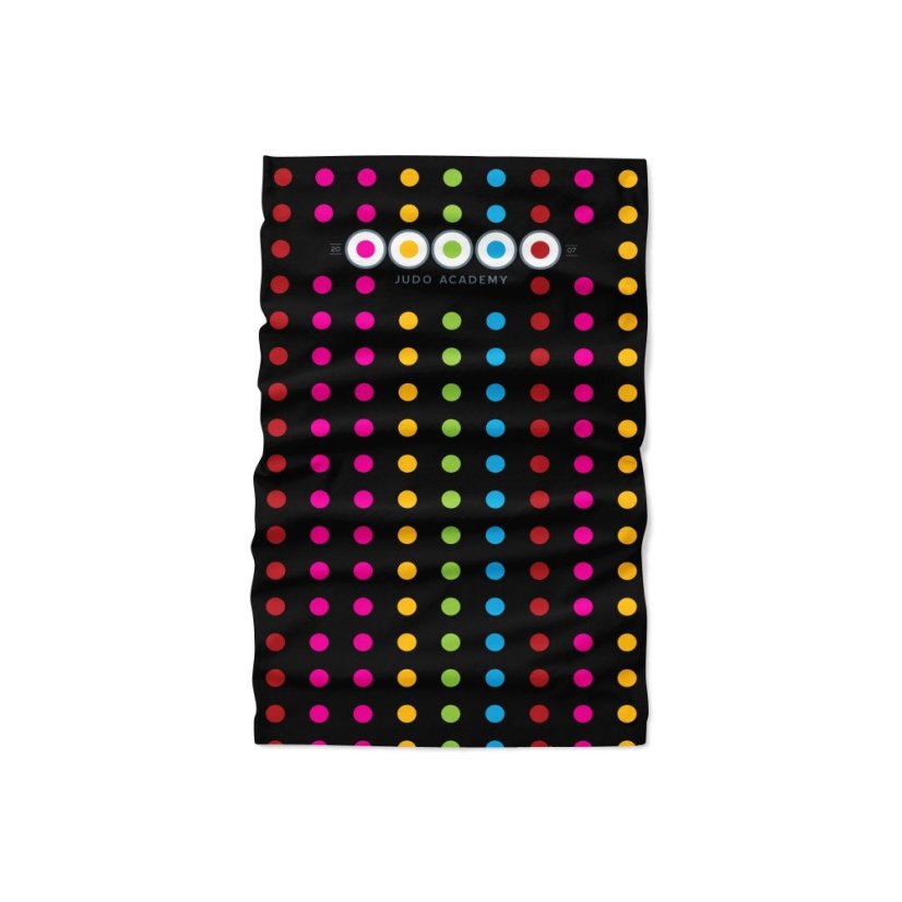 Nákrčník Judo Academy - malé logo černá