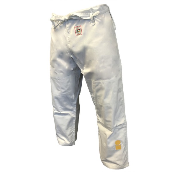 Kalhoty IJF Gold - bílá - Velikost kimona: 165