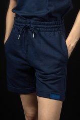 Sportovní tmavě modré unisex klubové kraťasy Judo Academy