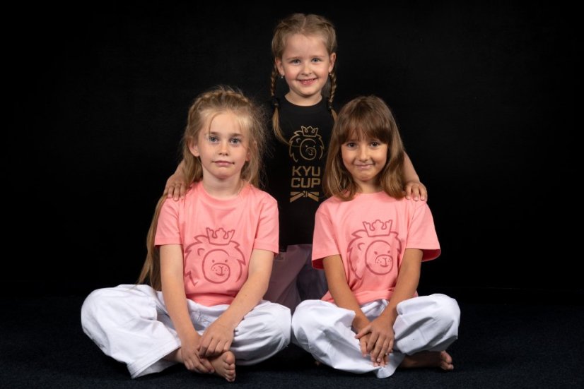 Triko Kyu Cup dětské růžové - Velikost: 8