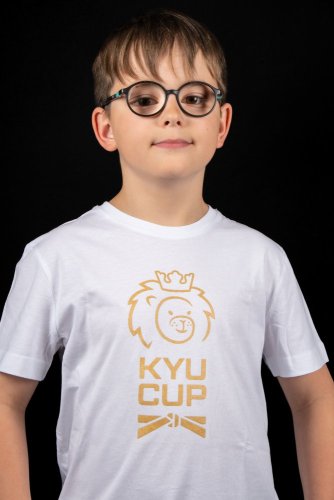 Triko Kyu Cup bílé - Velikost: 12