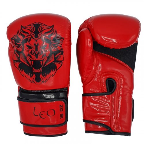 Boxerské rukavice Leo Osaka - Barva: Bílá, Velikost Rukavice: 14 OZ