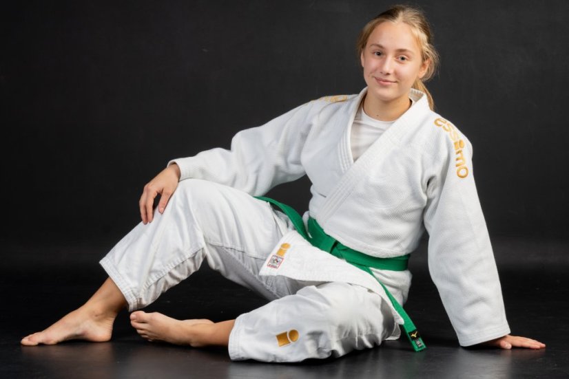 Kimono IJF Gold - bílé - Velikost kimona: 170, Střih: slim fit