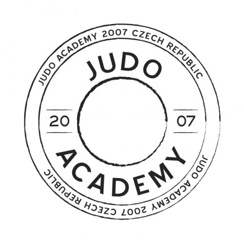 Samolepka na auto - Judo Academy - Barva: Černá