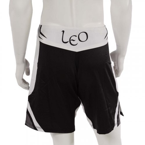 Šortky Leo Legend MMA - bílá/černá - Velikost: S