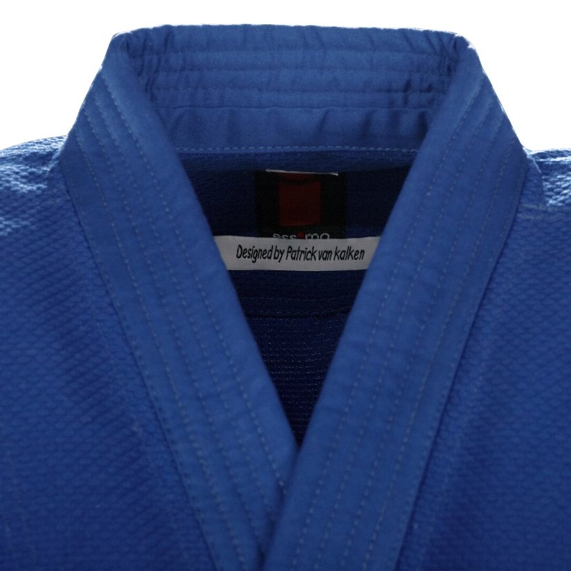 Kimono Yuko - modré s českou vlajkou - Velikost kimona: 140