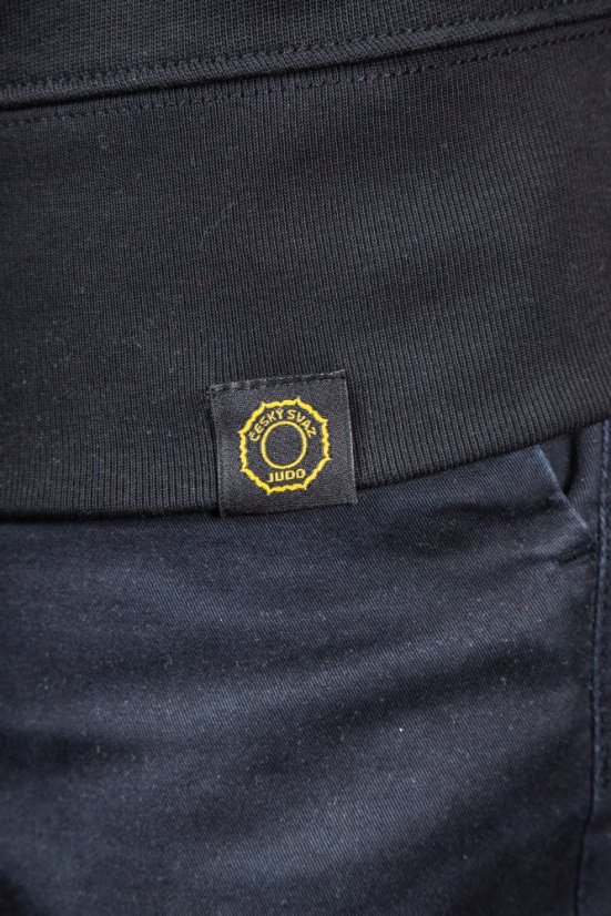 Černá mikina CZECH JUDO - Velikost: 8