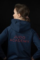 Sportovní tmavě modrá klubová mikina Judo Academy s kruhy