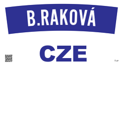 IJF Backnumber 2 ks - velikost backnumber: 34 x 35 cm