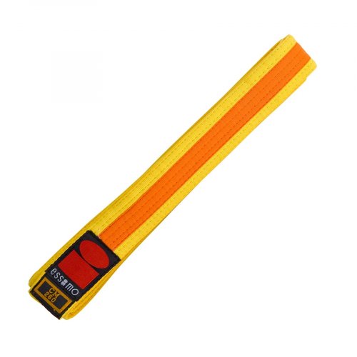 Pásek na judo žluto-oranžový - Délka pásku: 260