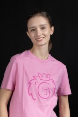 Triko Kyu Cup s hlavou lvíčka růžové