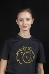 Triko Kyu Cup s hlavou lvíčka černé