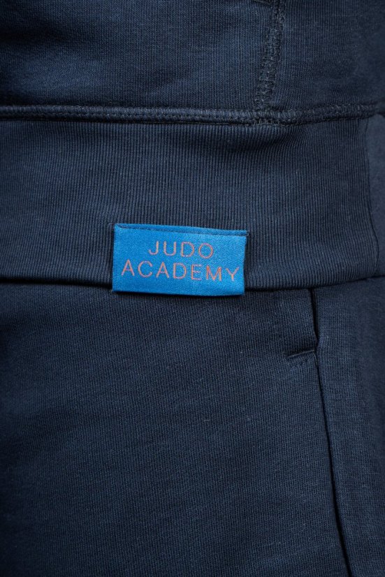 Sportovní tmavě modrá klubová mikina Judo Academy s kruhy - Velikost: L