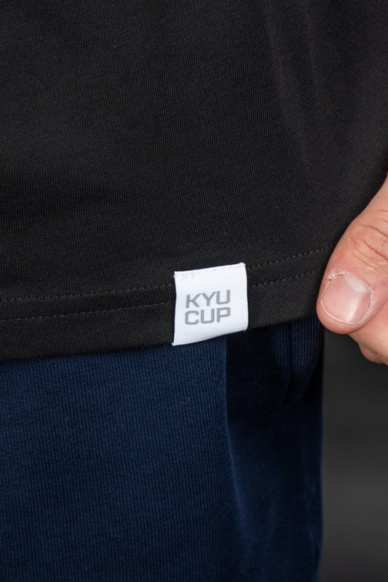 Triko Kyu Cup s hlavou lvíčka černé - Velikost: Velikost XL
