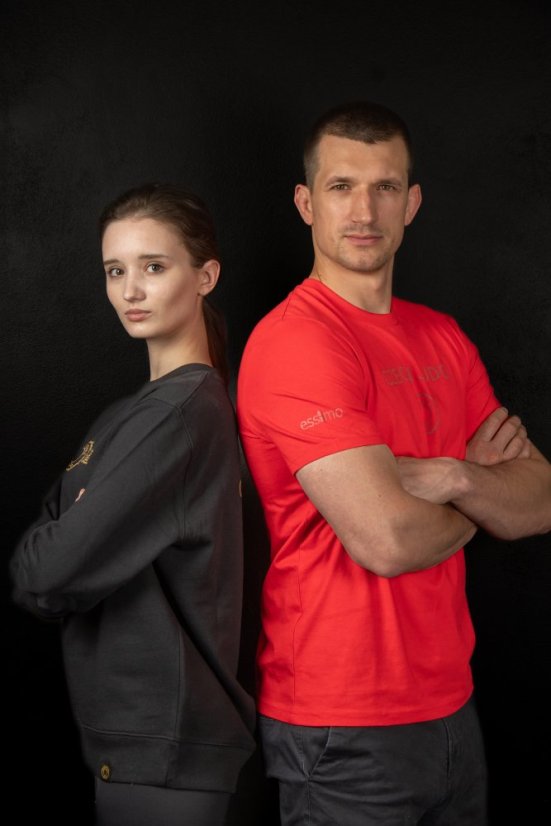 Červené triko CZECH JUDO - Velikost: 10