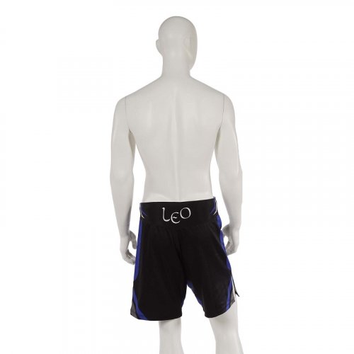 Šortky Leo Legend MMA - černá/modrá - Velikost: M