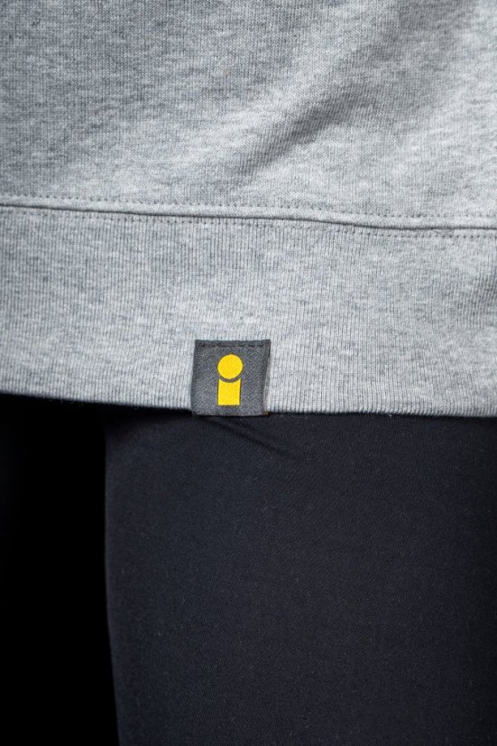 Šedá mikina CZECH JUDO - Velikost: XS