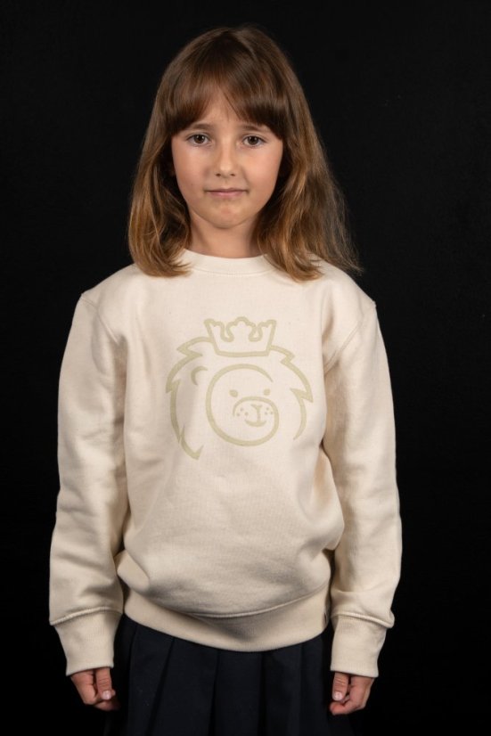 Dětská mikina Kyu Cup v odstínu Natural raw - Velikost: 6