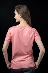 Tričko Judo Academy - růžový potisk na růžovém tričku