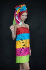 Barevná klubová osuška Judo Academy