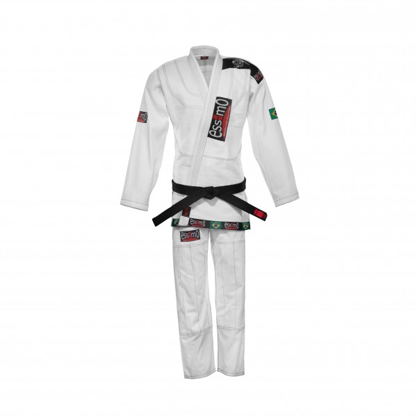 Kimono Essimo BJJ - Bílá - Velikost BJJ: A1