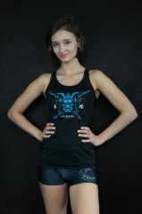 Dívčí klubové tílko Judo Academy Samuraj černé