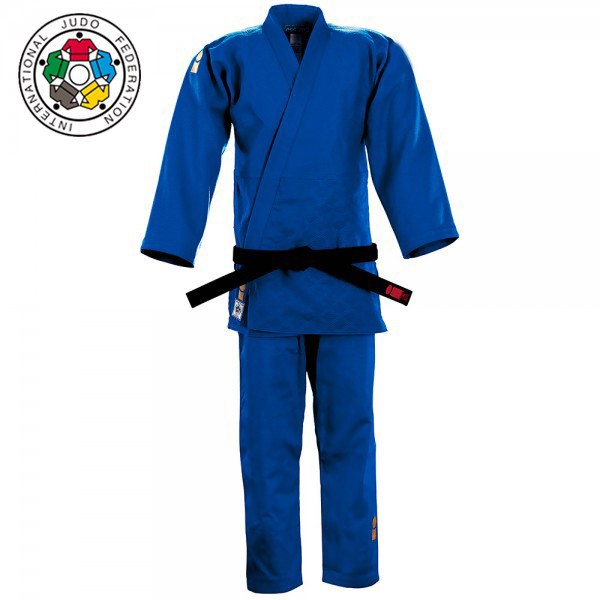 Kimono IJF Gold - modré - starší design - Velikost kimona: 150, Střih: regular fit