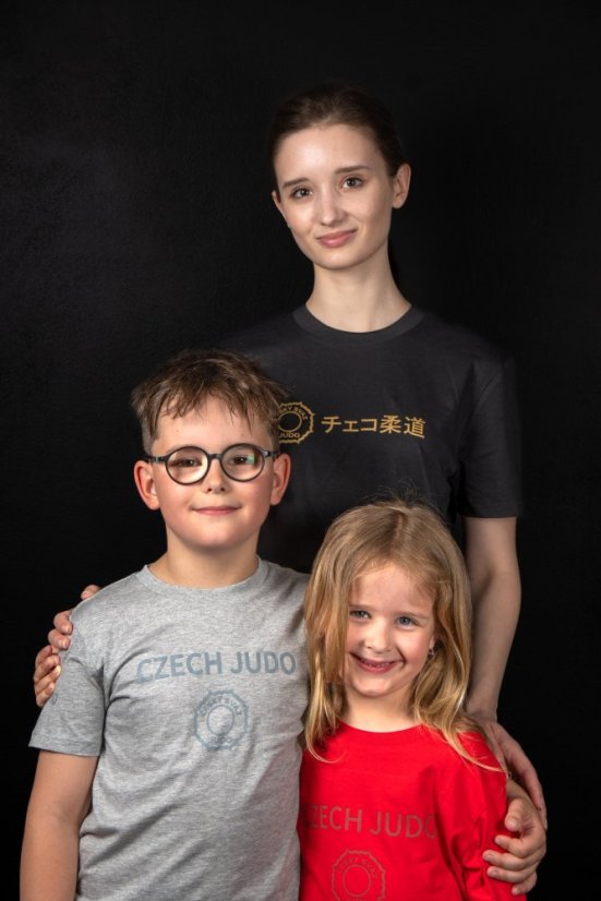 Šedé triko CZECH JUDO - Velikost: XS