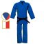 Kimono Yuko - modré s českou vlajkou - Velikost kimona: 180