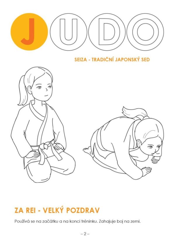 Judo Omalovánky
