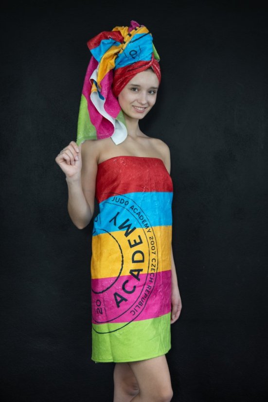 Barevná klubová osuška Judo Academy
