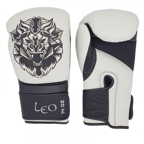 Boxerské rukavice Leo Carbon - Barva: Černá, Velikost Rukavice: 8 OZ