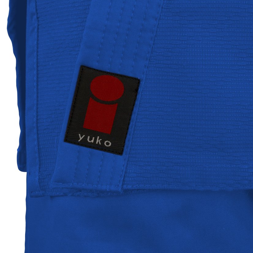 Kimono Yuko - modré s českou vlajkou - Velikost kimona: 140