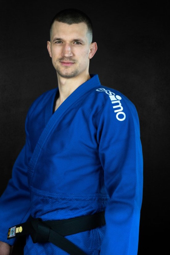 Kimono Wazari - modré - Barva: Modrá, Velikost kimona: 160, Střih: regular fit