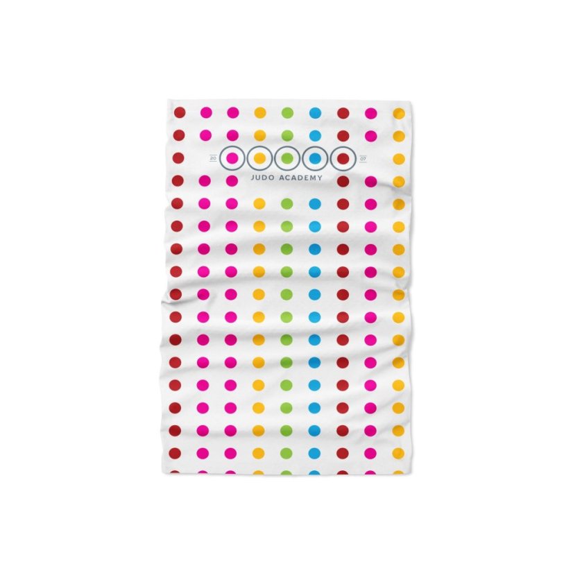 Nákrčník Judo Academy - malé logo bílá